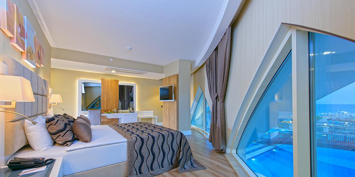 Asia Beach Resort & Spa Hotel Alanya Exteriér fotografie