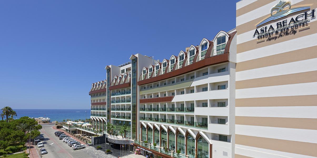 Asia Beach Resort & Spa Hotel Alanya Exteriér fotografie