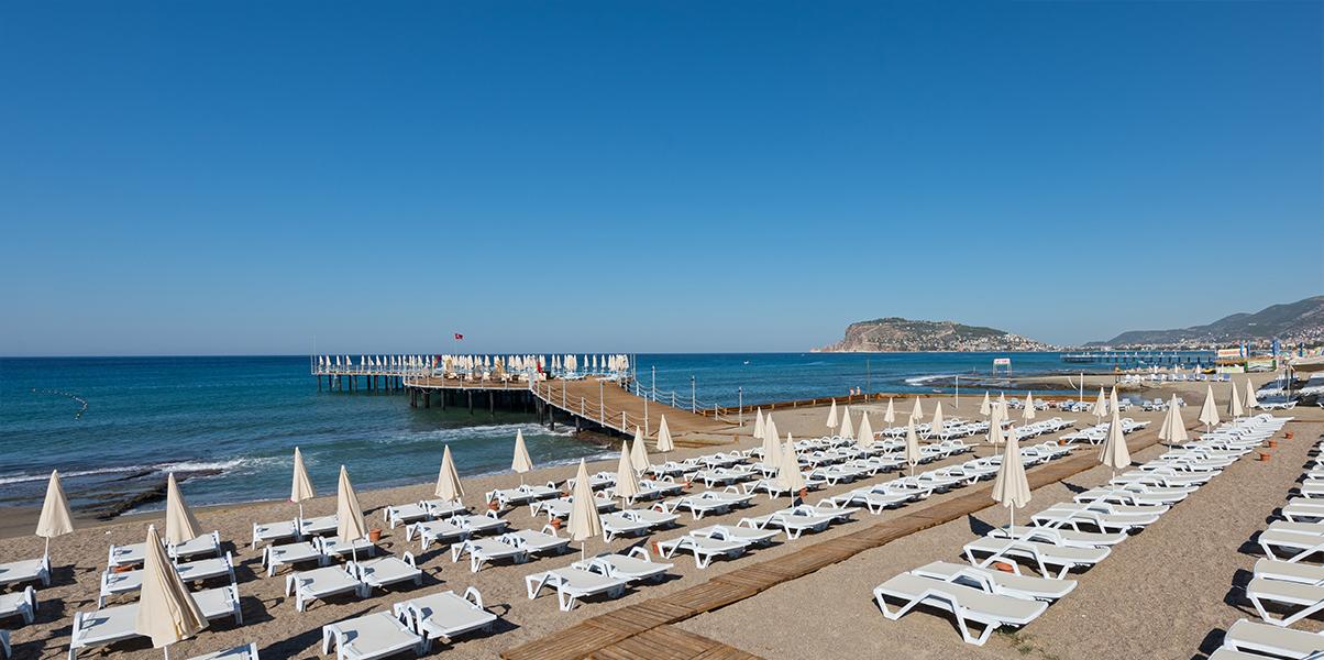Asia Beach Resort & Spa Hotel Alanya Exteriér fotografie